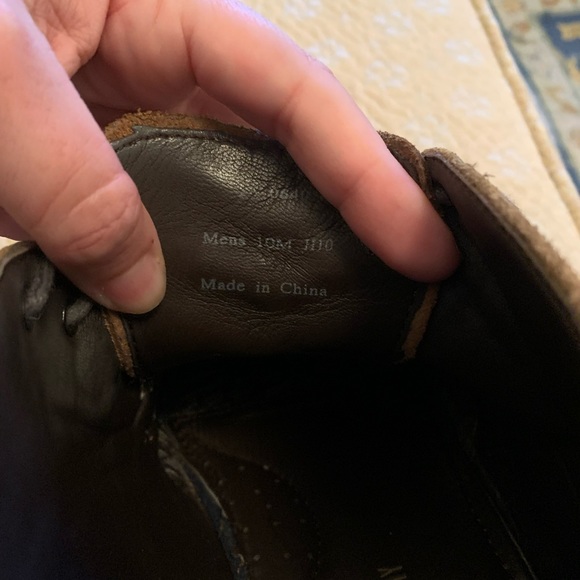 Johnston & Murphy size 10 crepe sole chukka boots - Picture 9 of 10